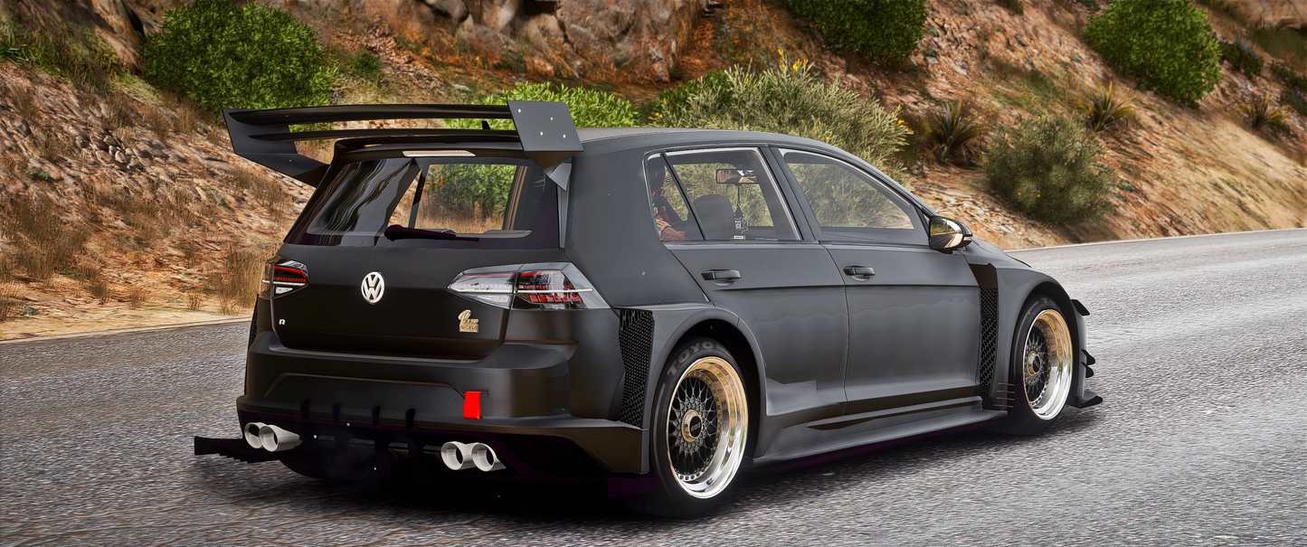 Volkswagen Golf R Custom Bodykit | PX – Gorilla Cars & MLO