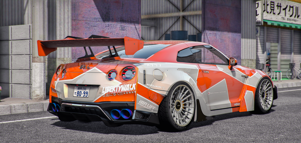Nissan GTR R35 Futuristic Edition | Tunit – Gorilla Cars & MLO