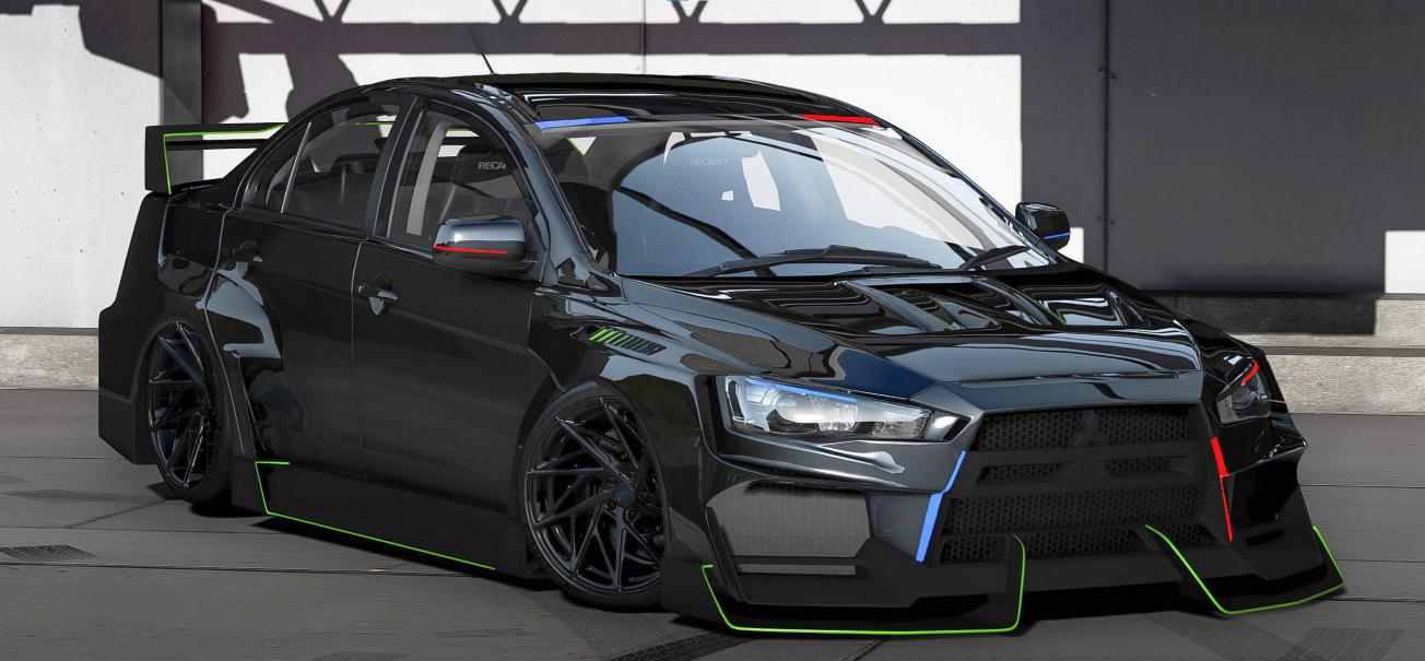 Hycode Moded Cars Custom Hycade Inspired Evo X Unmarked | BBC – Gorilla Cars & MLO