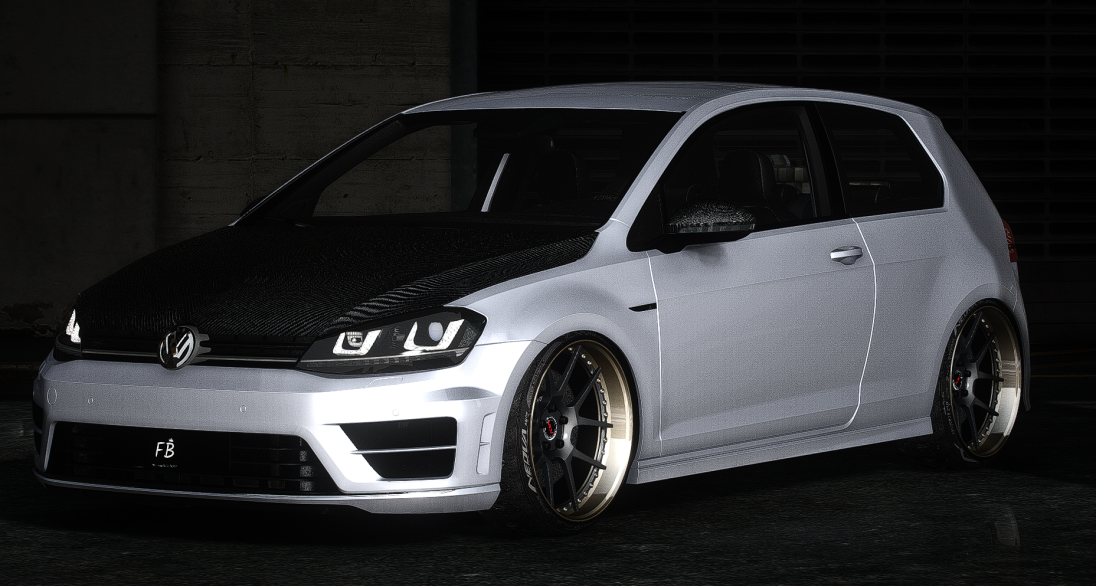 Volkswagen Golf R Custom 2018 | FB Customs – Gorilla Cars & MLO