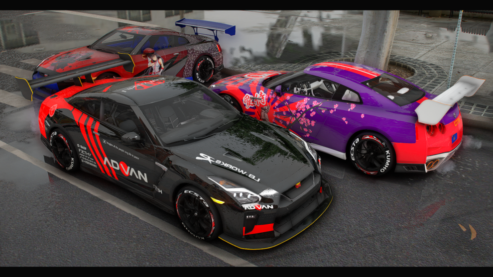 Red Bull R35 Gt R Livery Nissan GT-R R35 (5 Liveries) | V-V Shop – Gorilla Cars & MLO