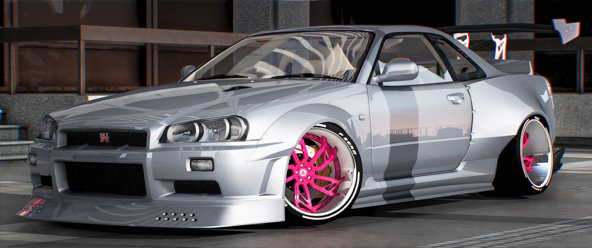 KRC R34 GTR | Underground Customs – Gorilla Cars & MLO
