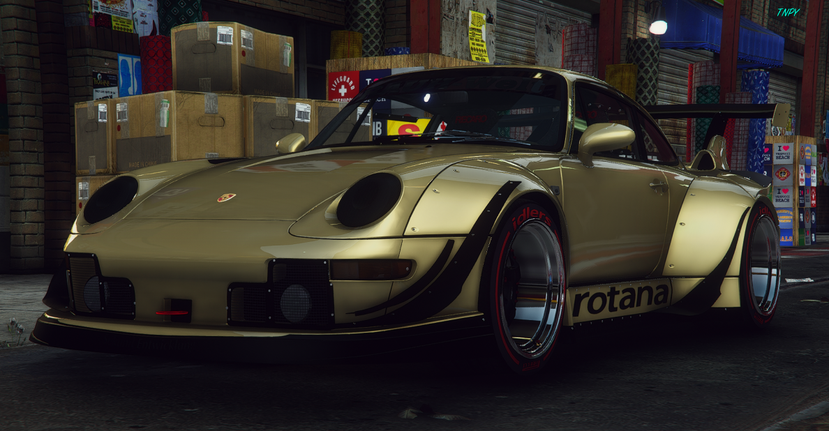 1995 Porsche 911 Turbo with RWB Body Kit Pack + RWB Rims Pack | D3D ...